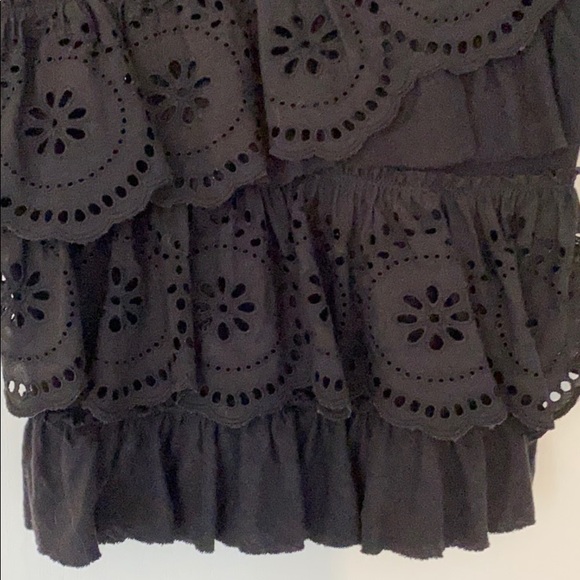 Black frilly top - Picture 3 of 5